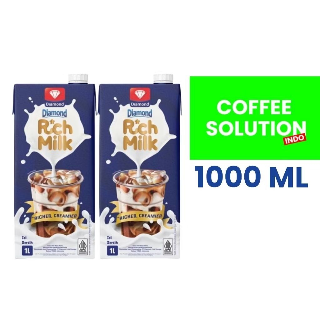 

TERMURAH!! DIAMOND UHT RICH MILK 1000ML