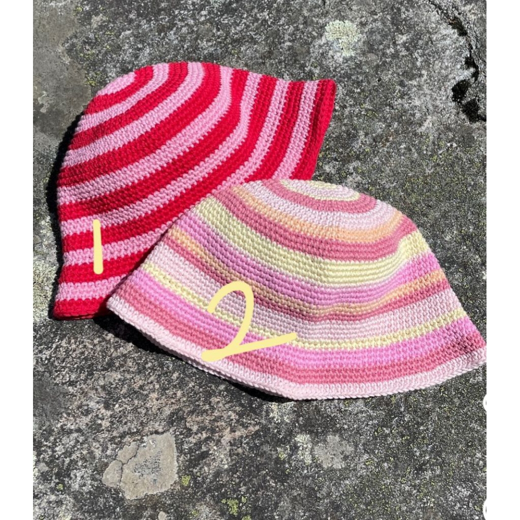 HANDMADE BUCKET HAT/BUCKET HAT LUCU/RAINBOW BUCKET HAT /BUCKET HAT WARNA WARNI