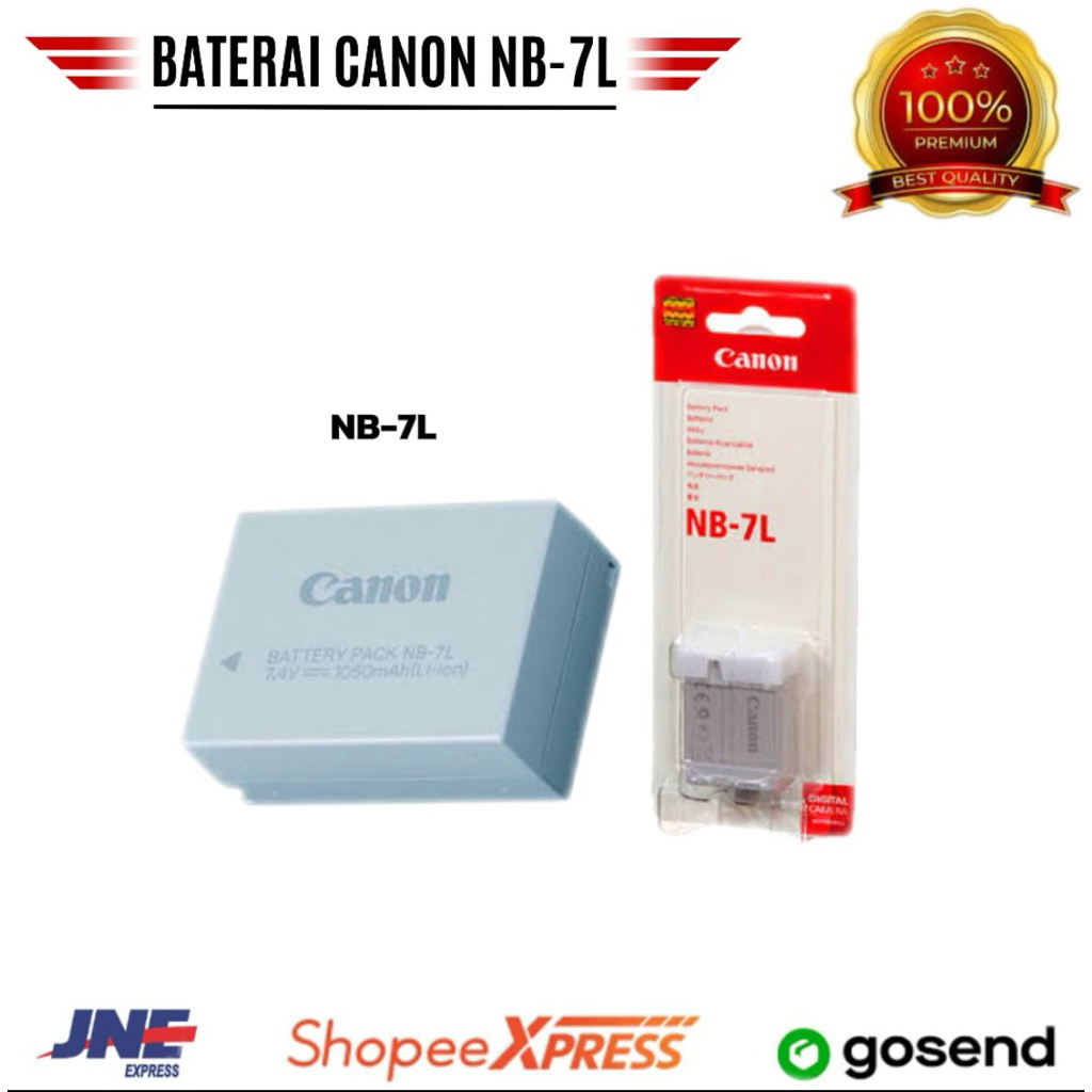 BATERAI CANON NB-7L Canon G10 G11 G12 SX30IS
