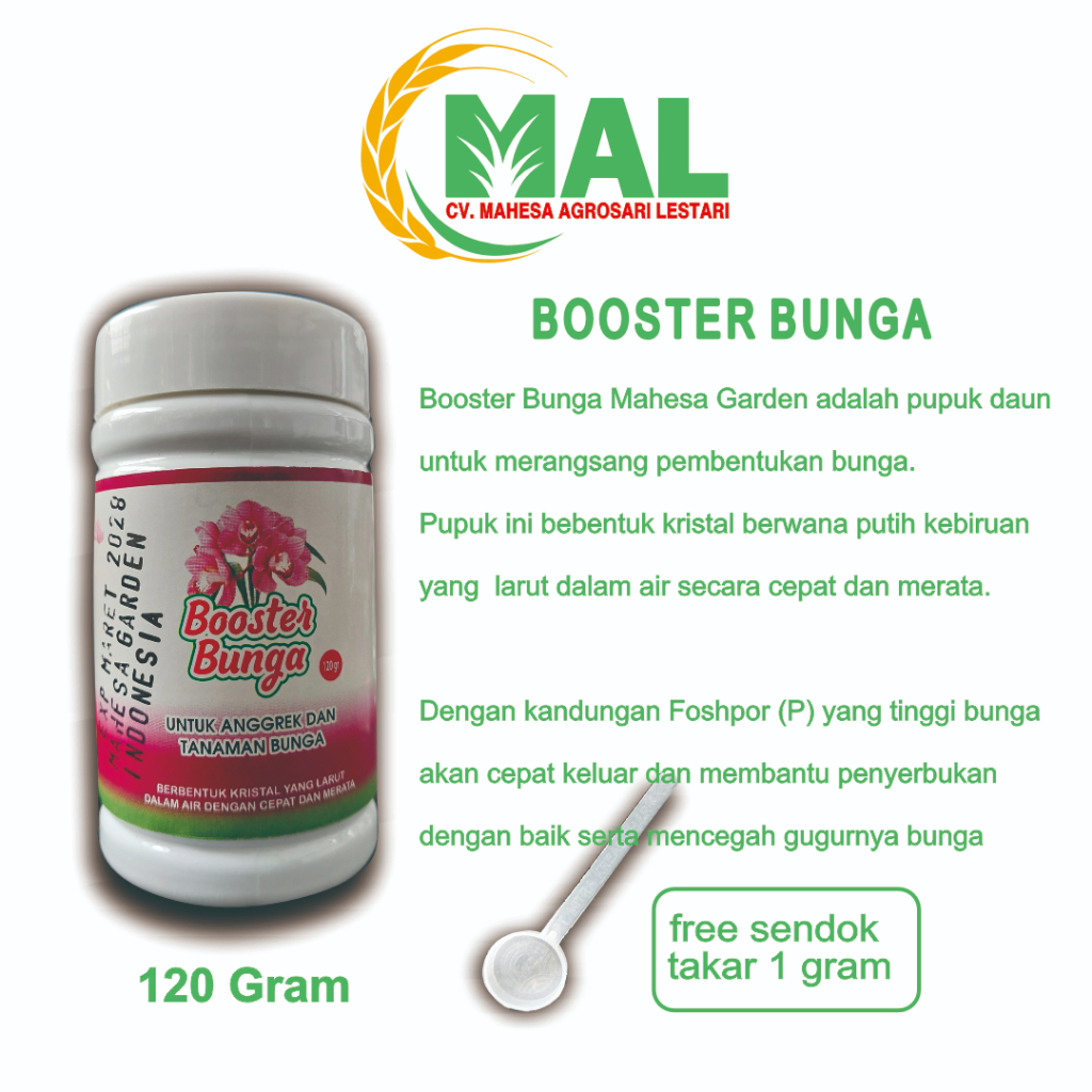 Perangsang Bunga/Pupuk Bunga untuk Anggrek /Katalis Bunga Anggrek/Pupuk Anggrek Cepat Berbunga/Boost