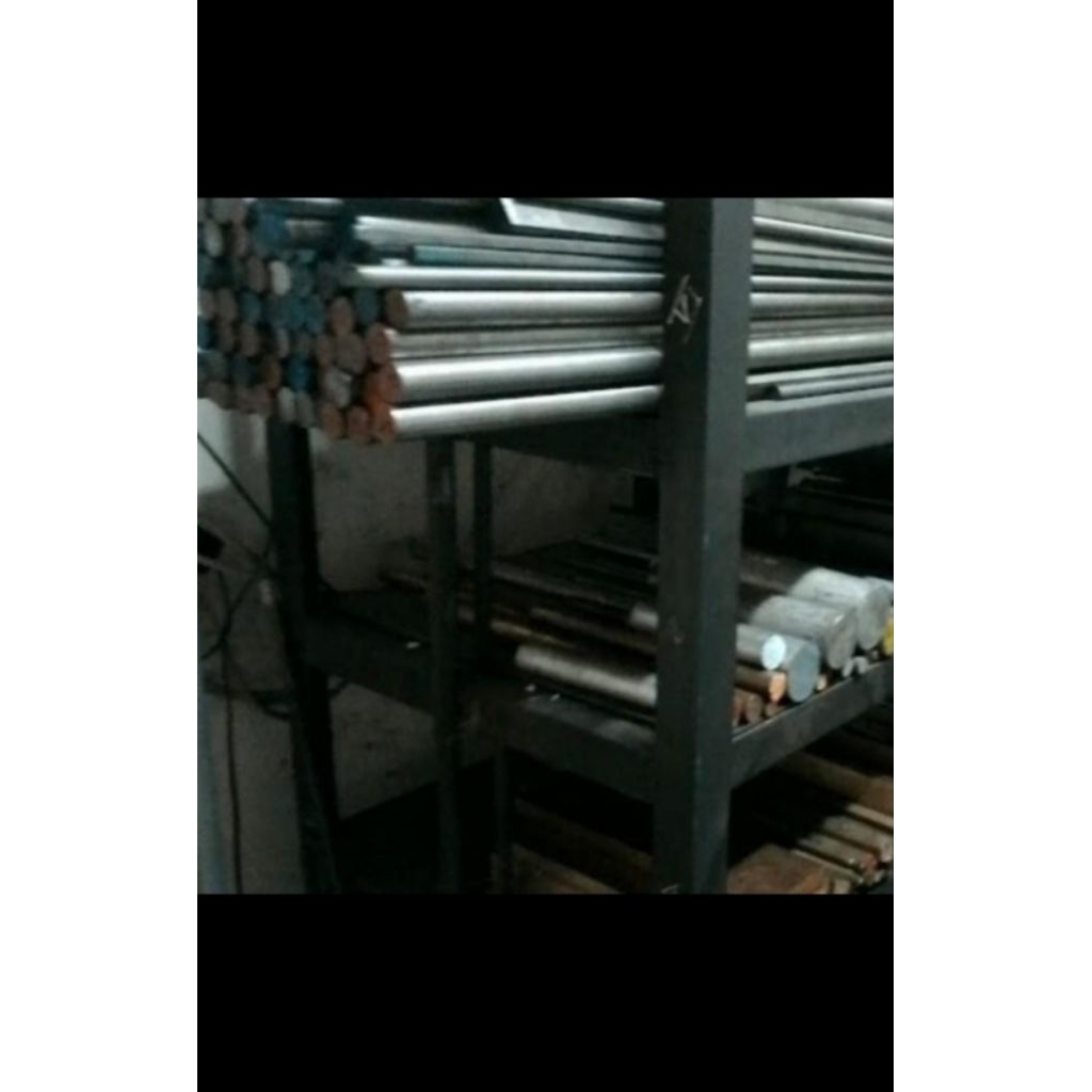 Besi as bulat padat 12mm x 20cm