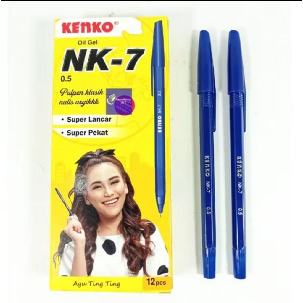 

Pulpen Kenko NK-7 warna biru