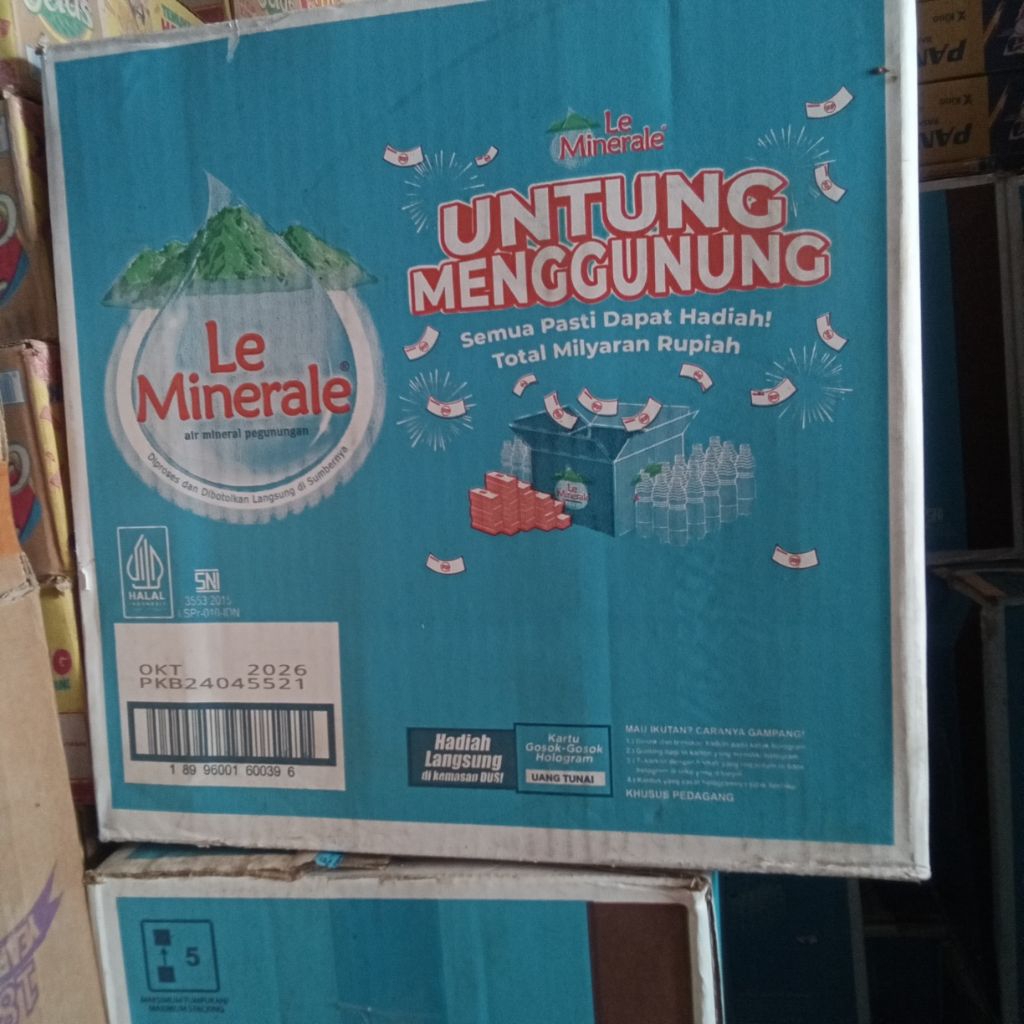 

Minuman Le Minerale 12 X 1,5Liter