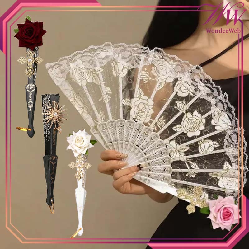 Kipas Lipat Tangan Kipas Lipat Pesta Lace Kipas Lipat Cina Kipas Tangan Lipat Kipas Souvenir