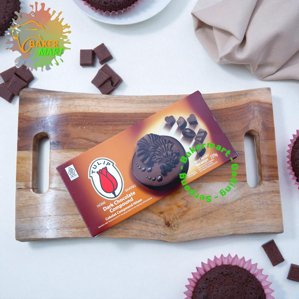 

Tulip Dark Chocolate Compound / Coklat Compound 225 Gram