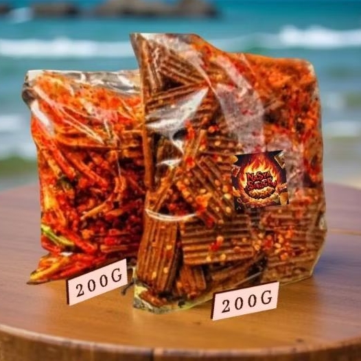 

Paket Duo K. Jaat Beton/K.Jengkol 200Gram Pedas Gurih Aroma Daun Jeruk