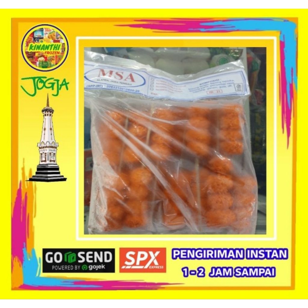 

gorengan Sate telur naga, Jogja Frozen