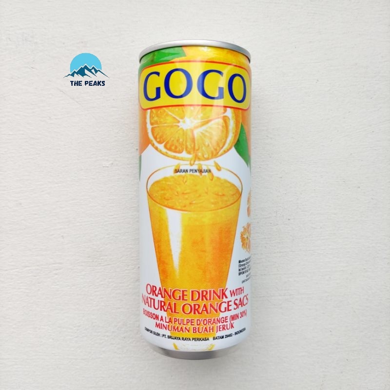 

(The Peaks) GOGO orange drink kaleng - 1 botol