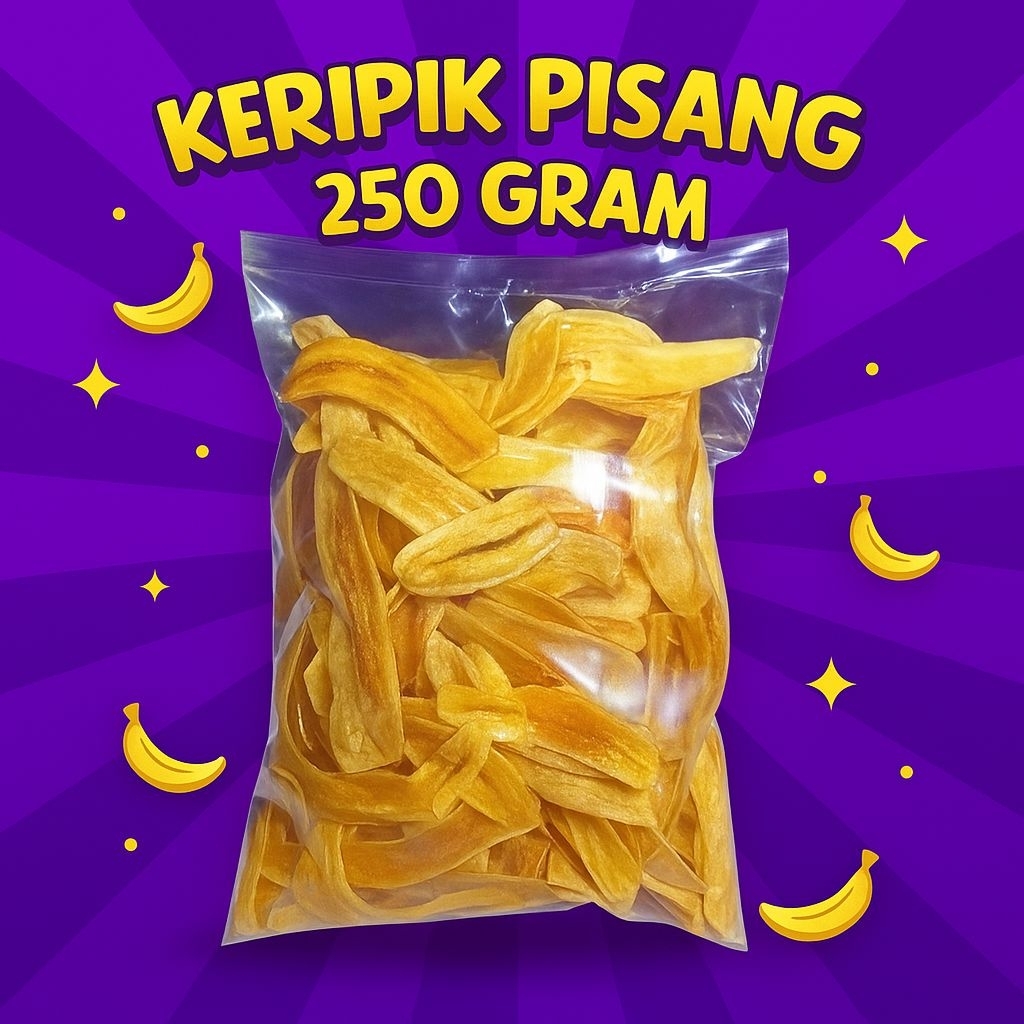 

Keripik Pisang Renyah Khas Rumahan – Rasa Asli, Cocok untuk Keluarga