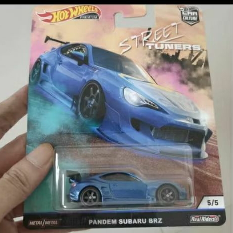 hot wheels street tuners pandem Subaru brz blue biru ban karet GT 86