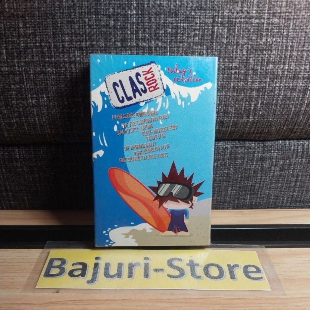 Kaset Pita Class Rock "The Rasmus" "Evanescence" "Good Charlotte" "Ryan Adams" "Padi" "Sum 41" "Blin