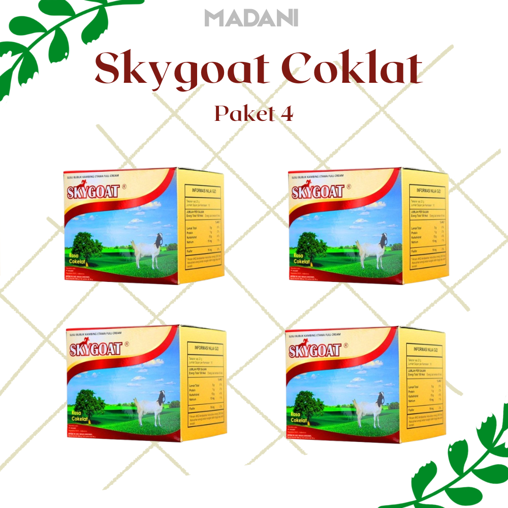 

SKYGOAT | Susu Kambing Etawa Original Paket 4 | Susu Kambing SKygoat Full Cream