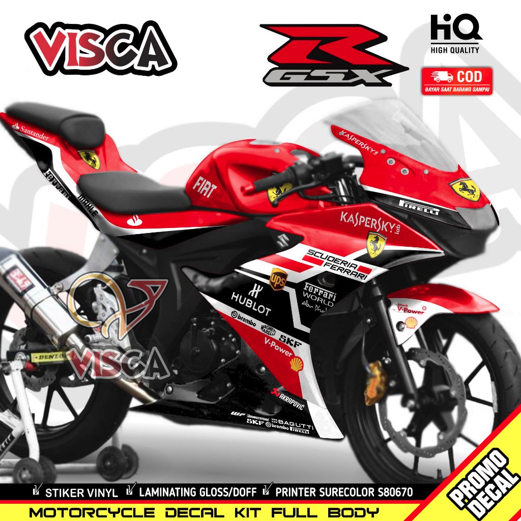 Decal Gsx R150 Full Body Stiker Gsx R150 Full Body Decal Gsx 150 Full Body Striping Gsx R150 Full Bo