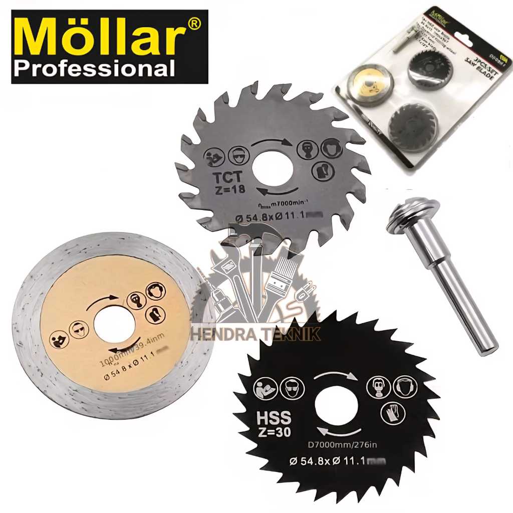 MATA DIE GRINDER SET POTONG KERAMIK KAYU BAMBU BOR CIRCULAR SAW MINI 3 PCS MATA GERGAJI MINI DIAMOND