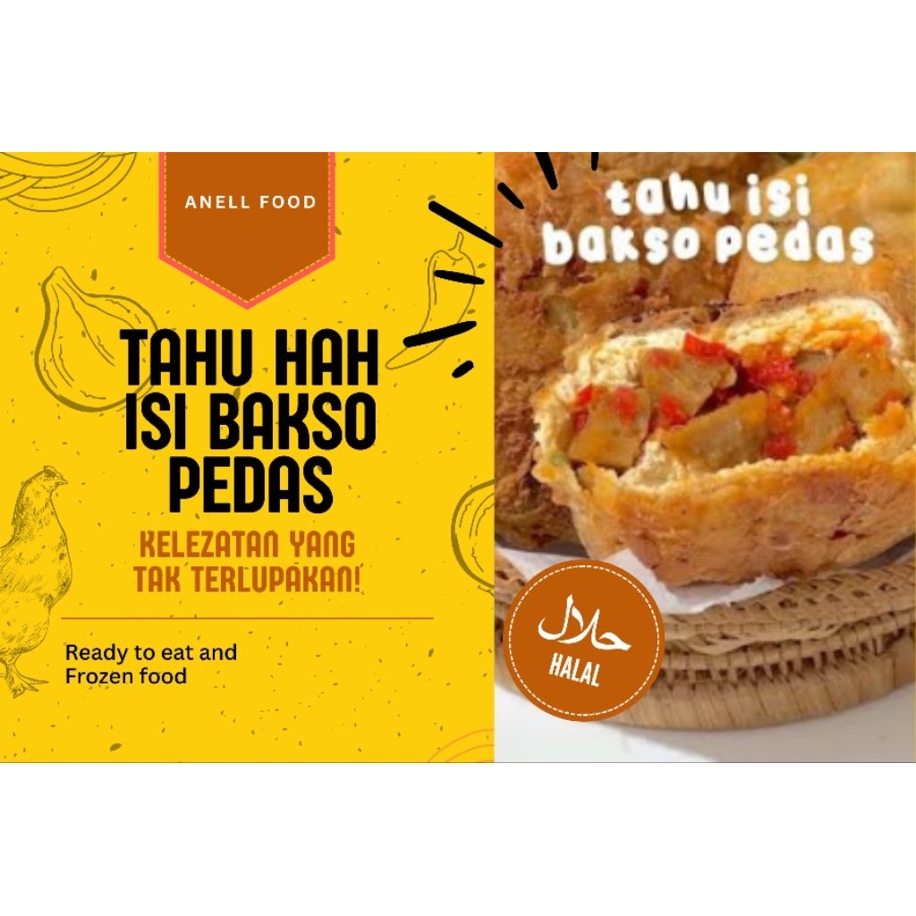 TAHU ISI BAKSO MERCON 4pcs