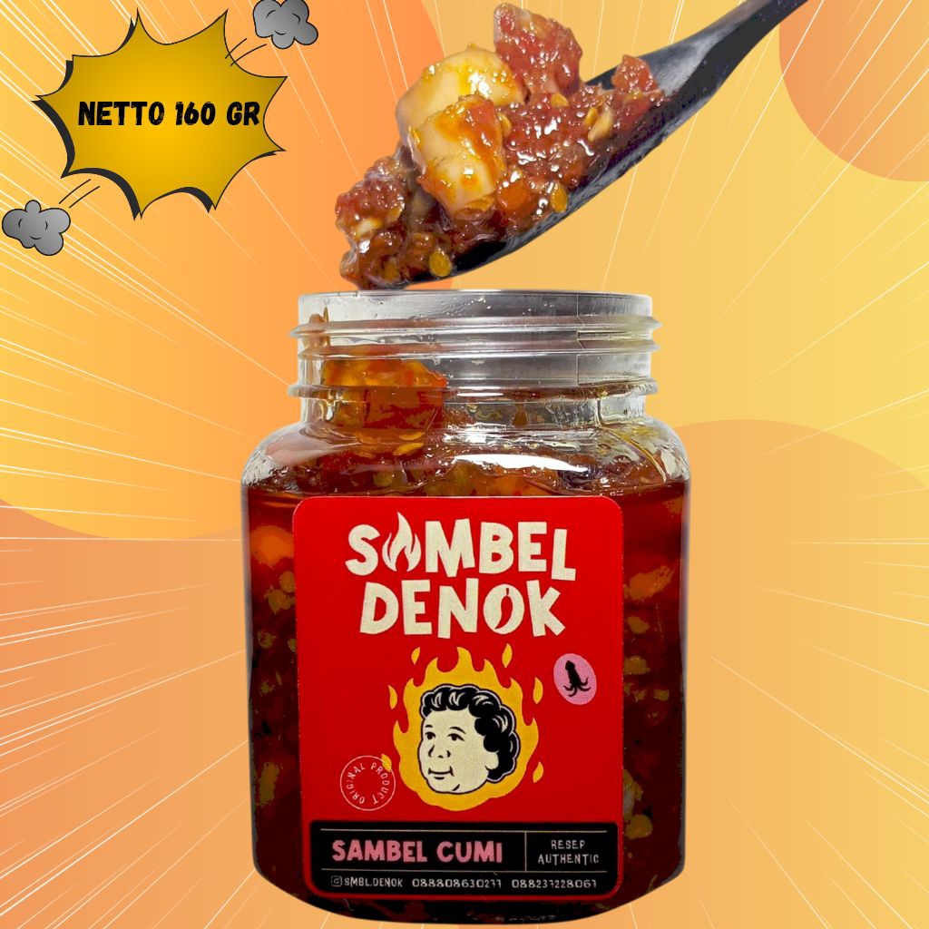 

Sambal Cumi Pedas Asin Isi Berat Bersih 160