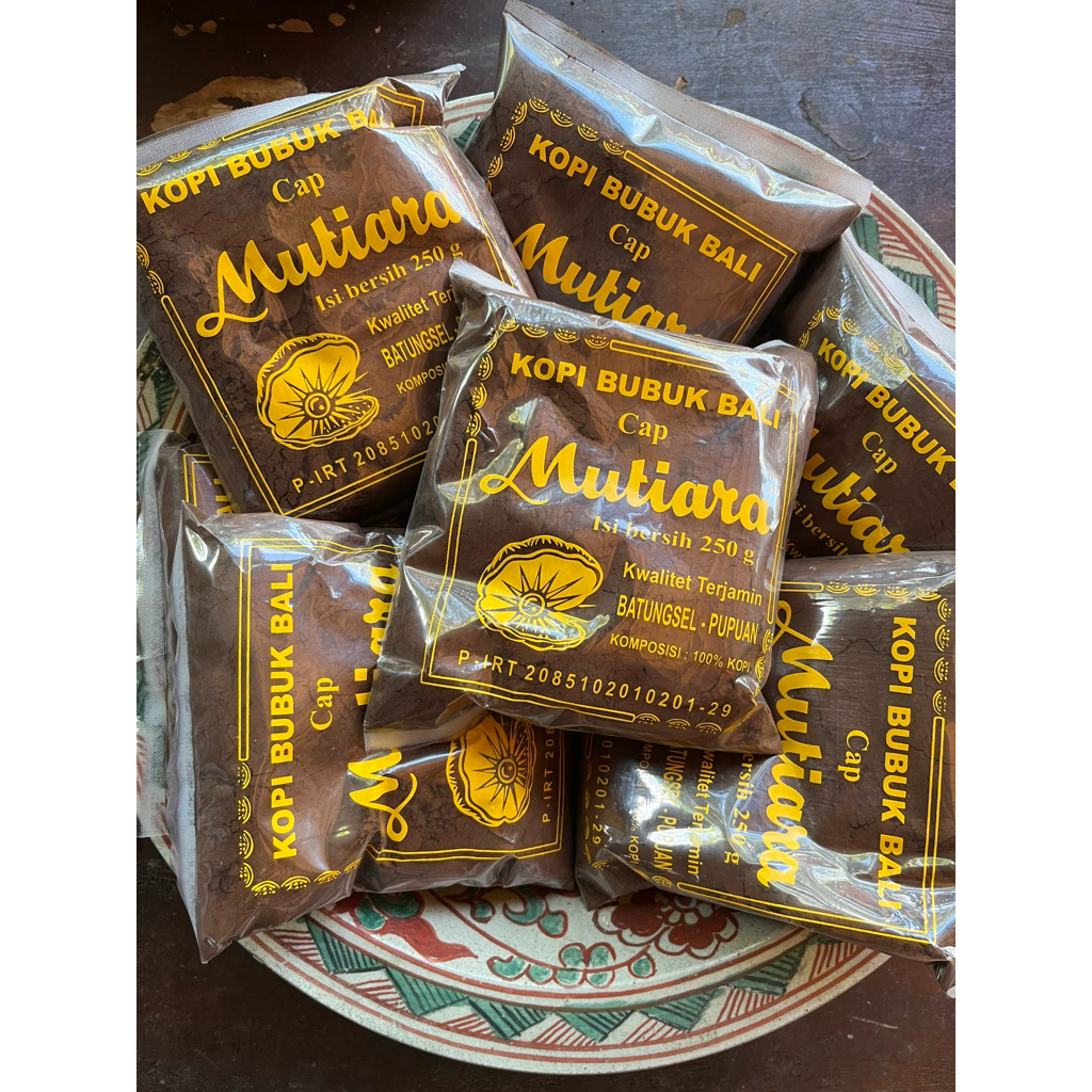 

Kopi Bubuk Mutiara 250gr Kopi Bali Robusta Murni