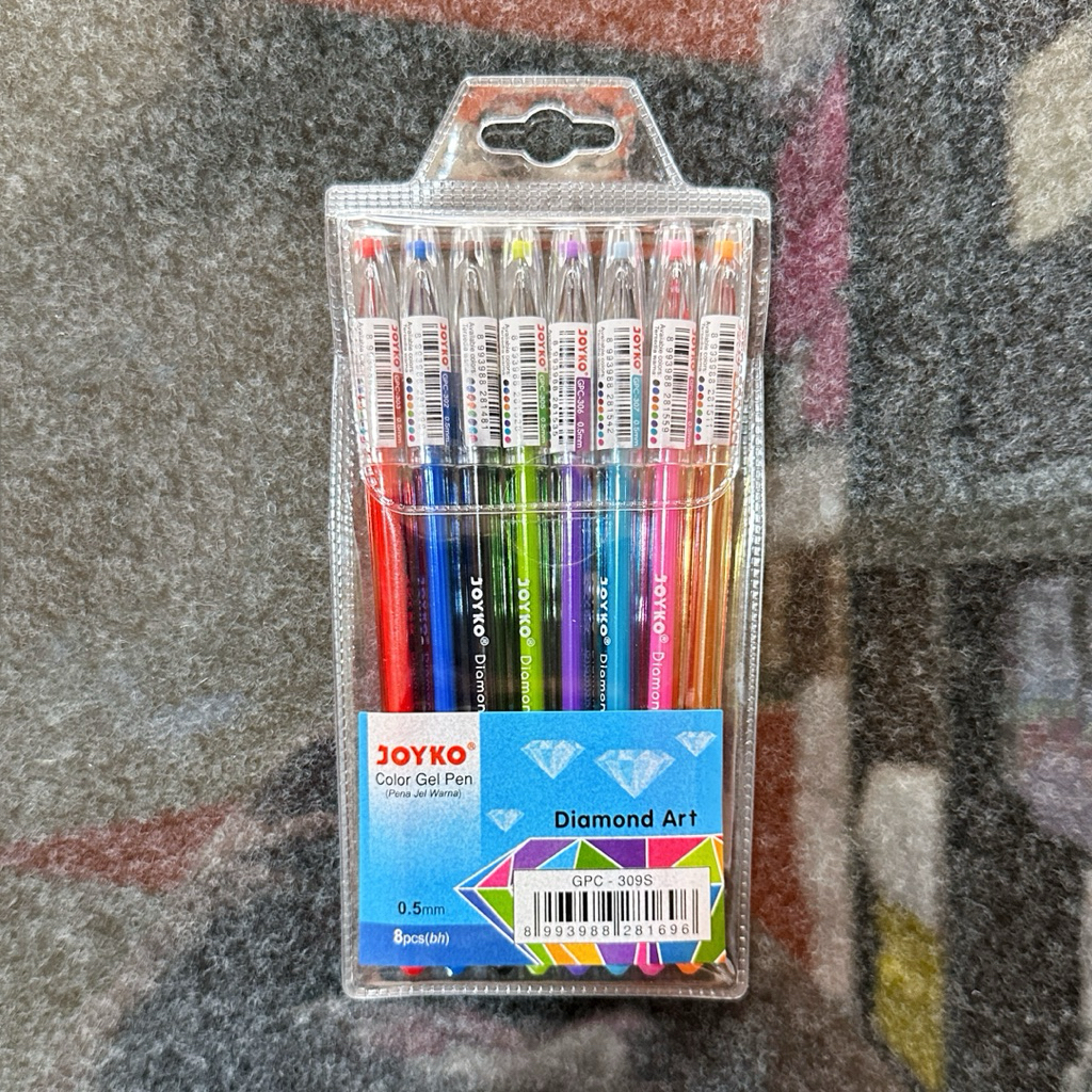 

Pulpen Pena Jel Warna JOYKO Color Gel Pen GPC-309S [1 SET]