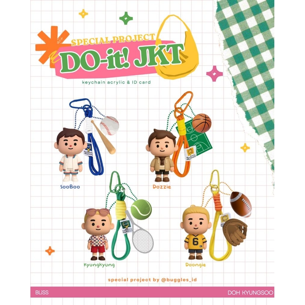 

‼️DILARANG CO YANG TIDAK IKUT PO‼️ [PELUNASAN] Keychain & ID Card DO-It! by Buggles