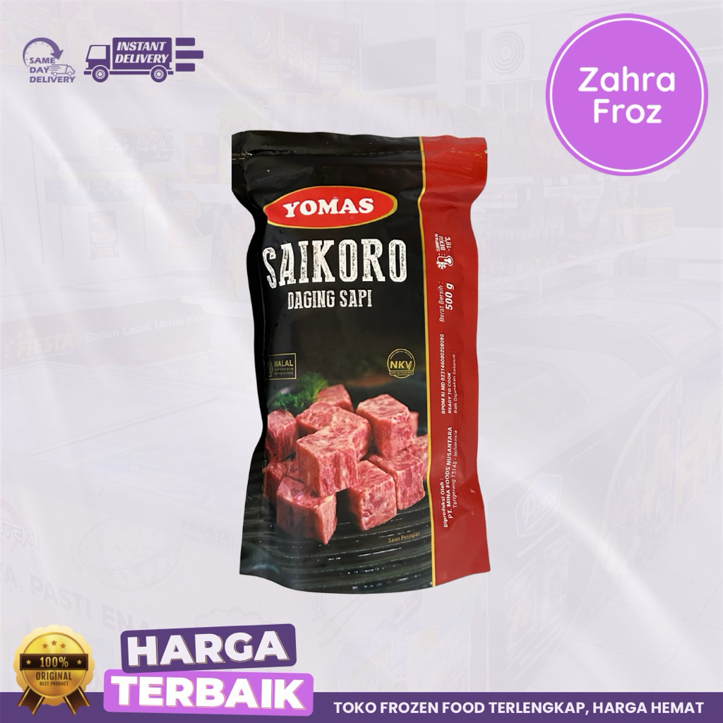 

YOMAS SAIKORO DAGING SAPI 500 GR