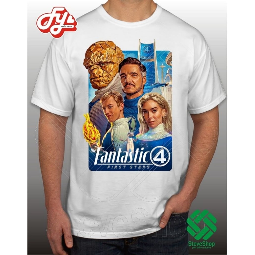 Kaos super hero Fantastic 4