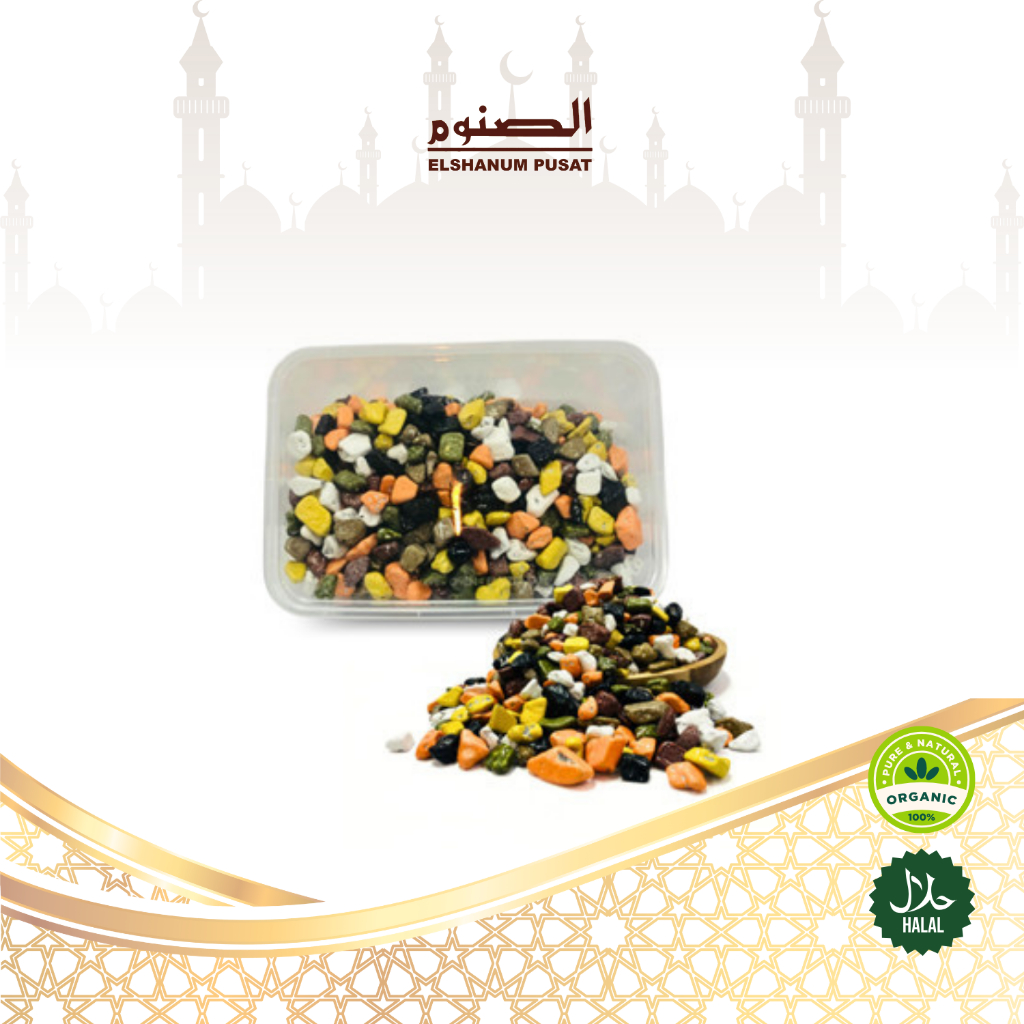 

Coklat Krikil New 1kg / Coklat Arab / Coklat Batu Mesir / Coklat Turkey / Elshanum