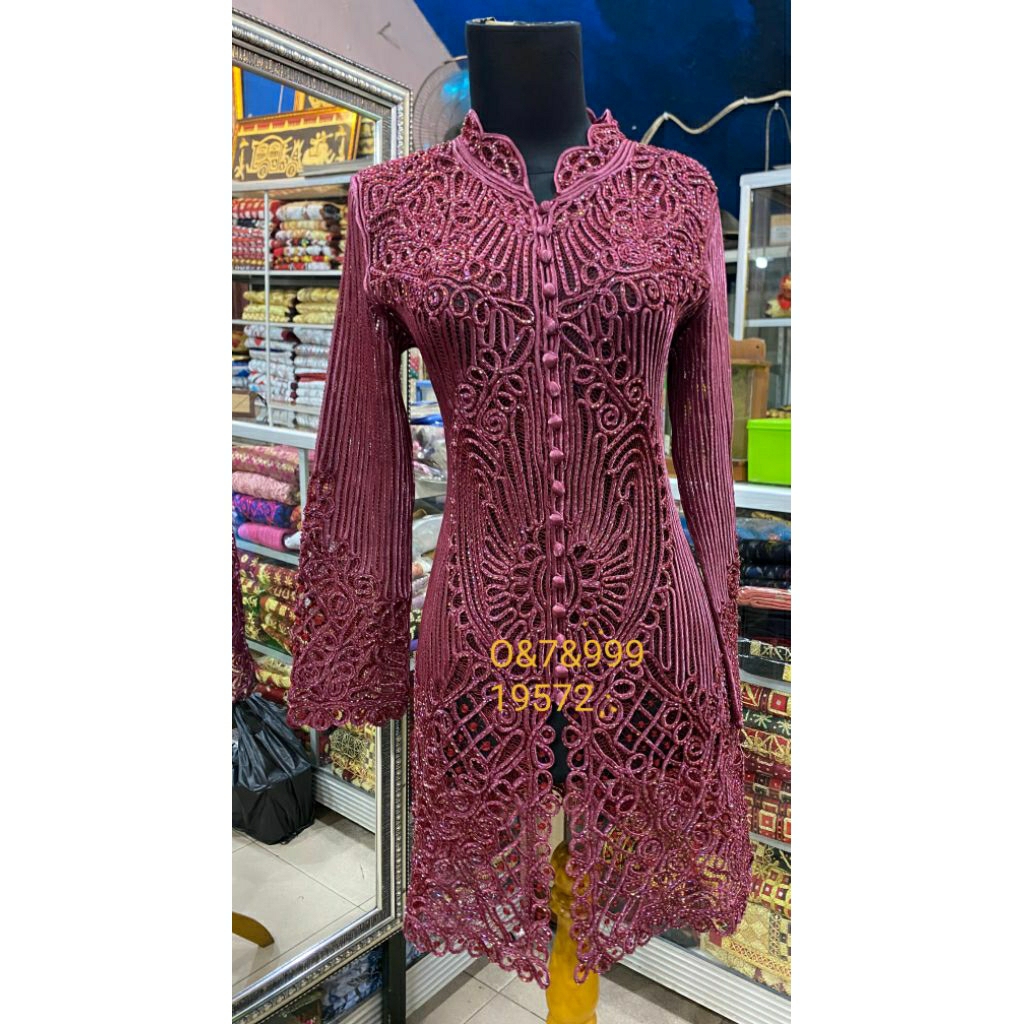 sulam usus kebaya lampung handmade L