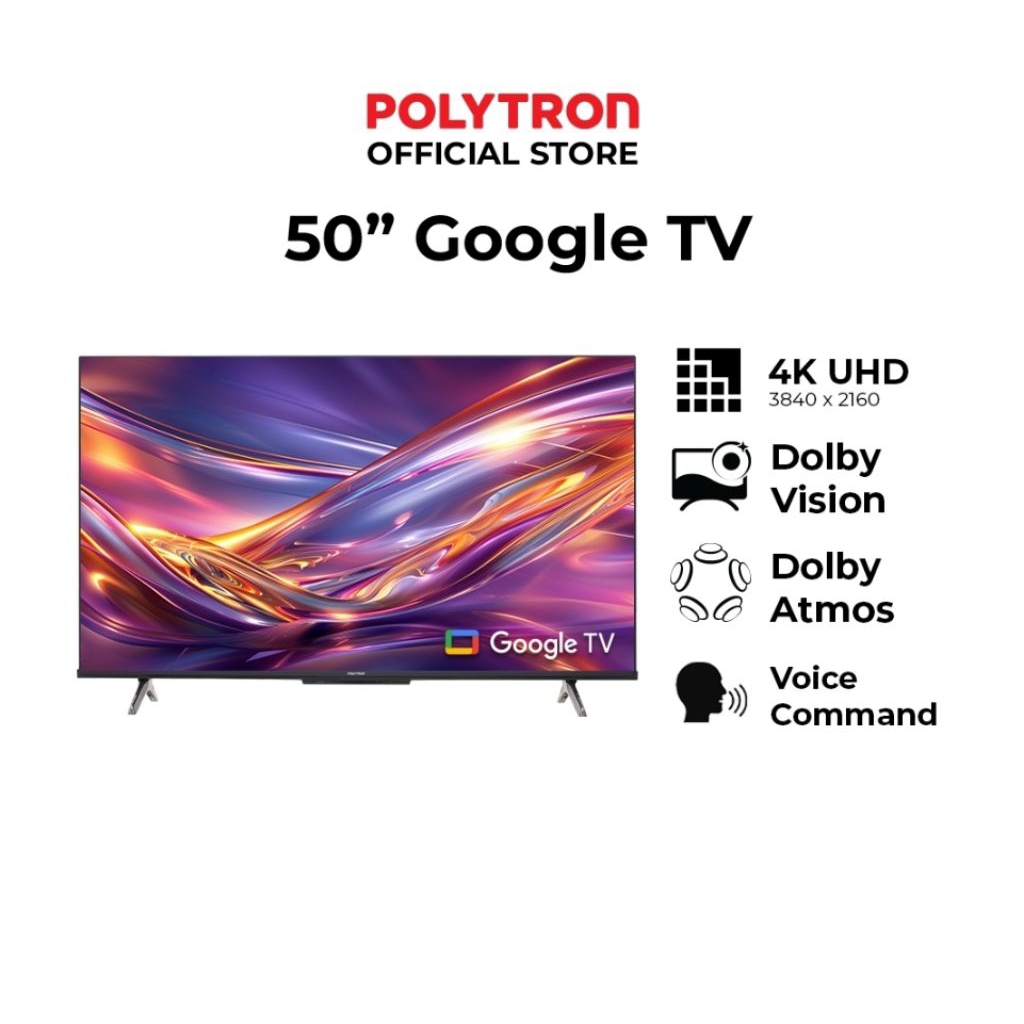 GOOGLE TV POLYTRON 50 INC UHD 4K 50UG5959/5059 DOLBY ATMOS-DOLBY VISION