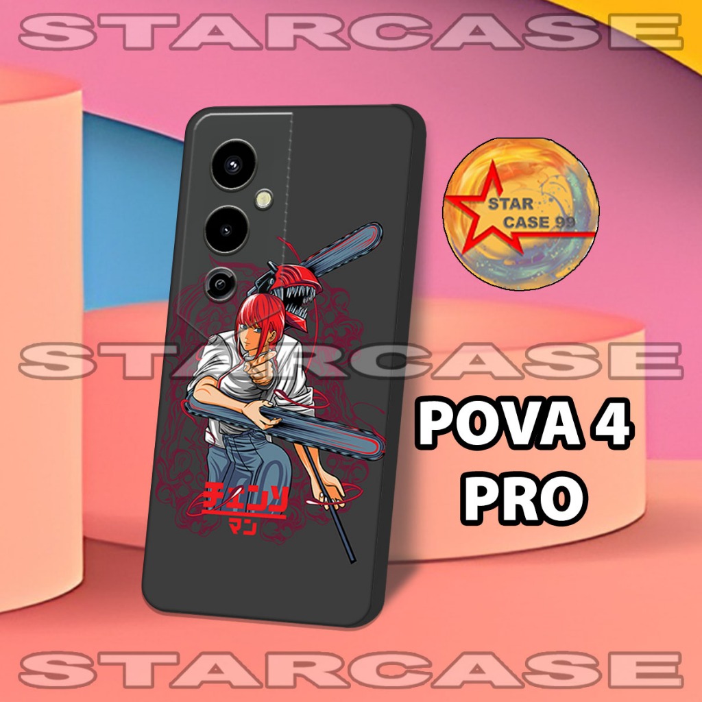 Softcase karet tecno pova 4 pro/S33/Motif anime/casing tecno pova 4 pro/case hp tecno pova 4 pro