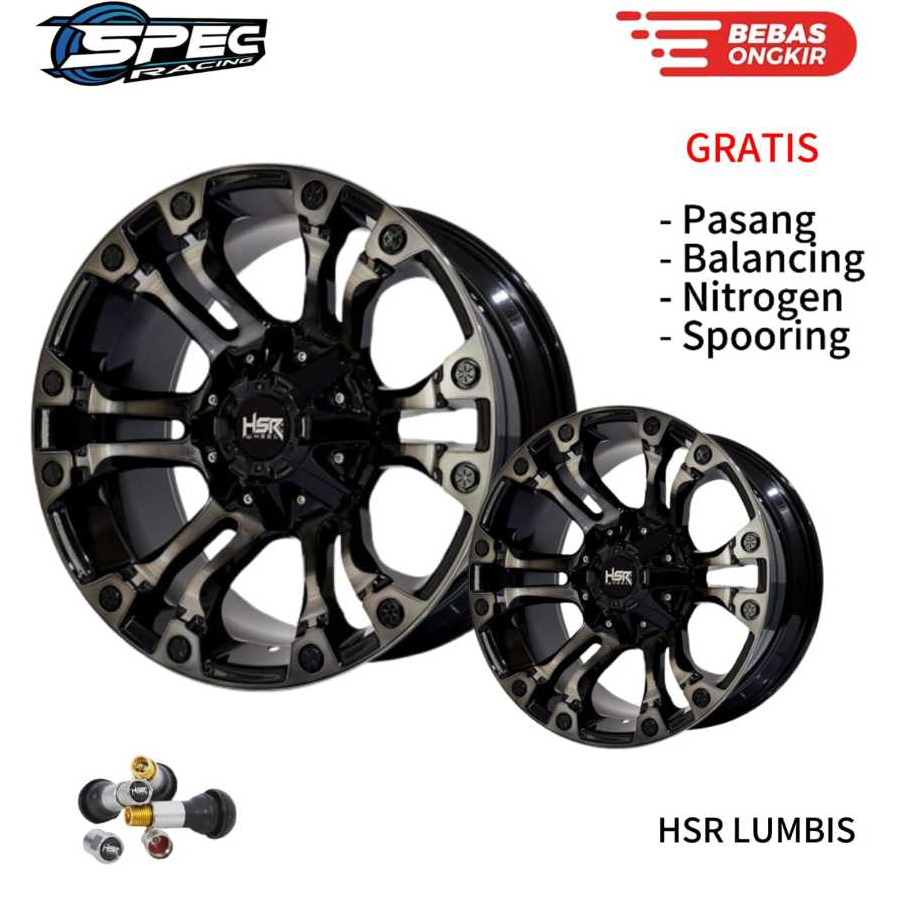 Velg Mobil Racing Hsr Lumbis Ring 18 Untuk Triton Fortuner Pajero Dan Fortuner
