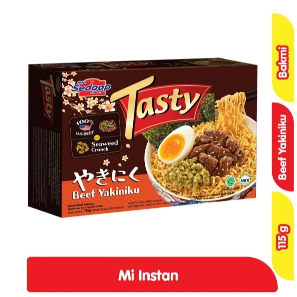 

Tasty Bakmi Beef Yakiniku 115 g