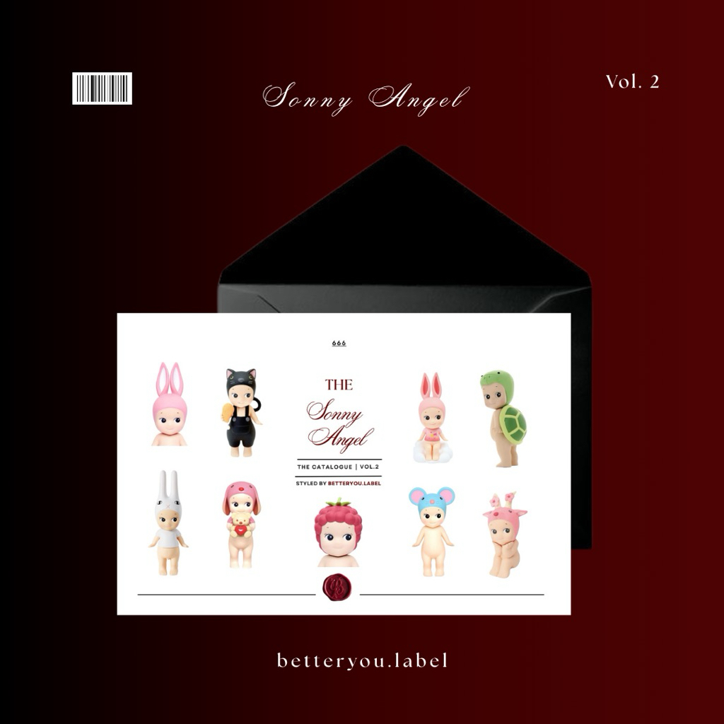 

Premium aesthetic 3D Sticker/Stiker “Sonny Angel” Vol. 2