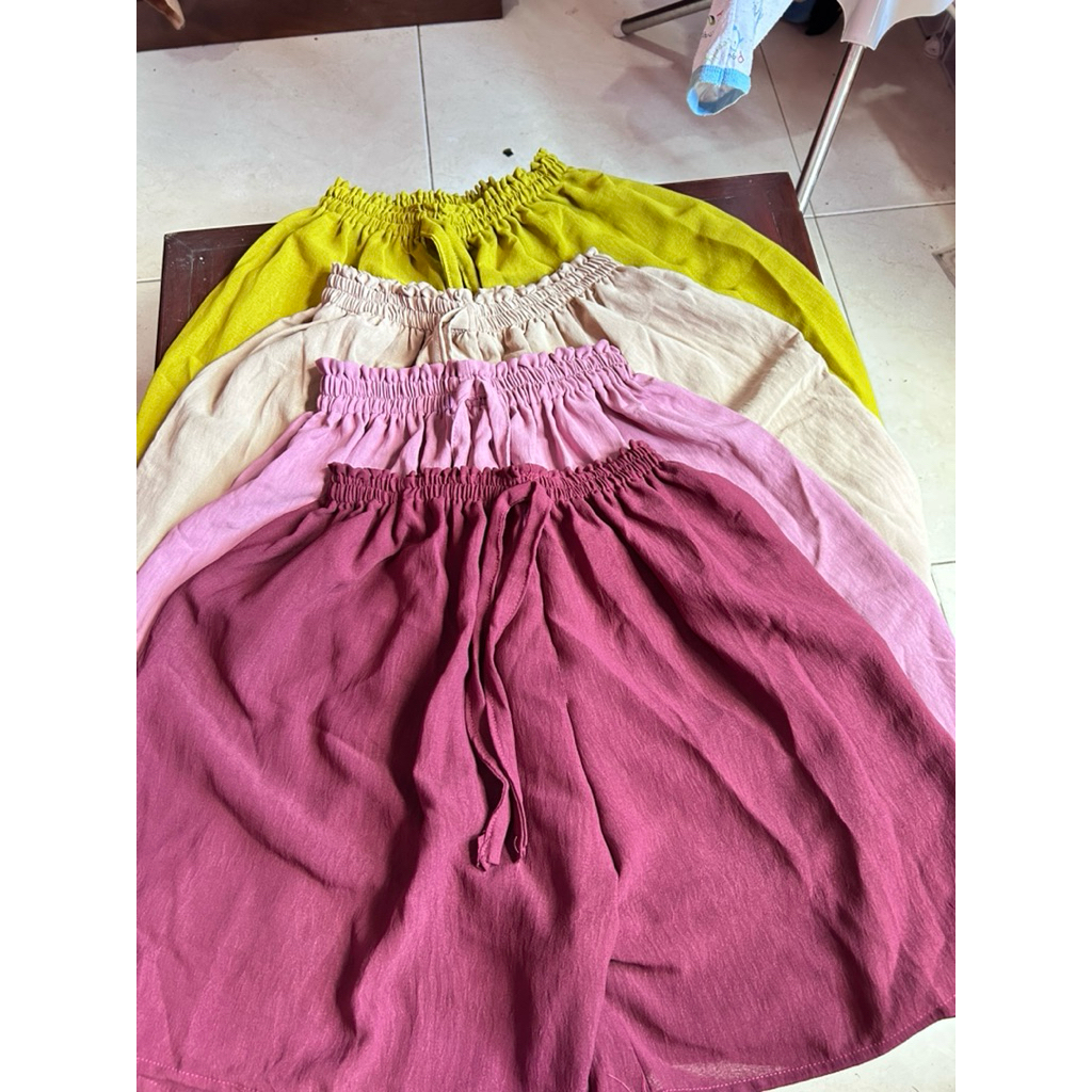 PAKET USAHA CELANA PENDEK RAYON, CELANA PENDEK CRINKLE, CELANA BOXER