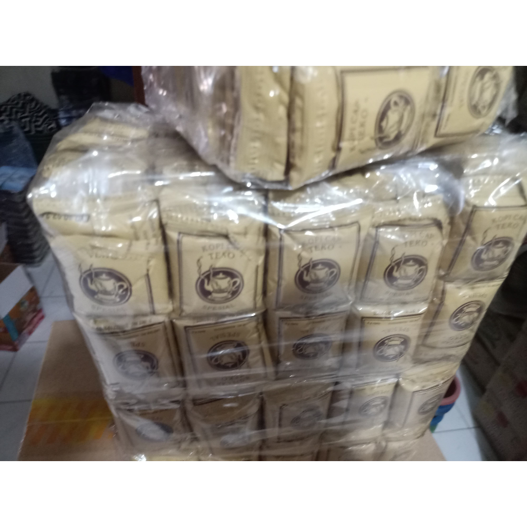 

Kopi Cap Teko SPESIAL PLASTIK 1 Pack Isi 30 Sachet x 8gr Tanpa Gula Giling Halus Kopi Bogor Halal