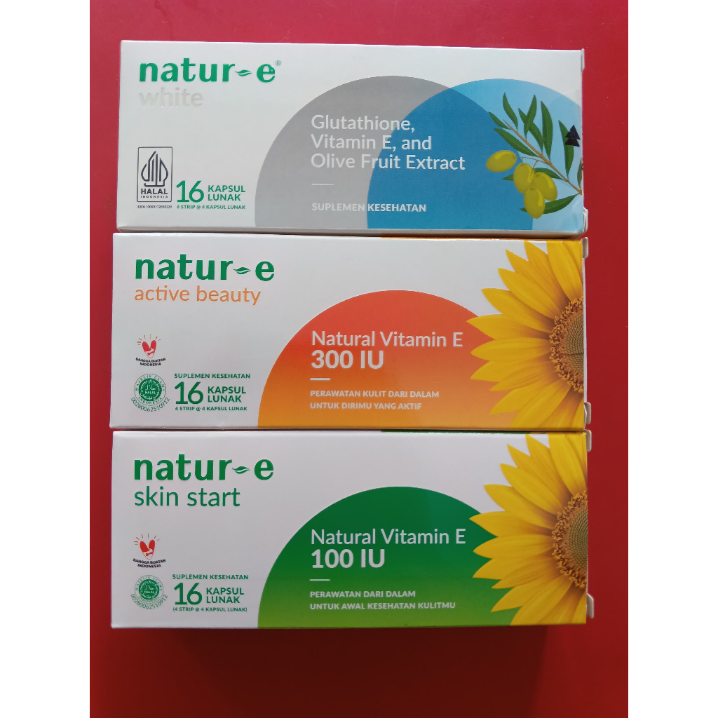 Natur-E 100 IU - Natur-E 300 IU - Natur-E White 16 Kapsul / Box