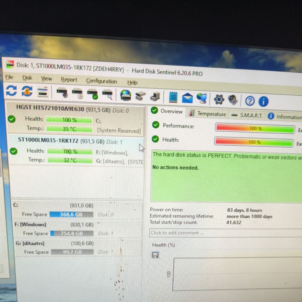 hdd 1 tb copotan laptop