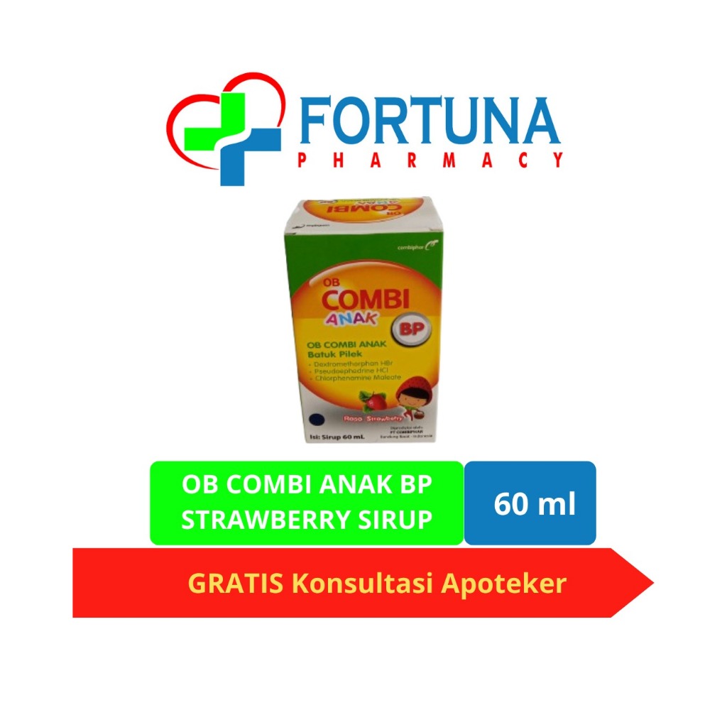OB COMBI ANAK BP STRAWBERRY SIRUP 60ML
