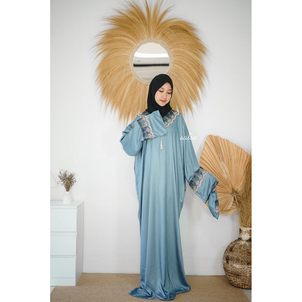 ABAYA MARISSA SHIMMER || MUKENA SHOLAT DEWASA