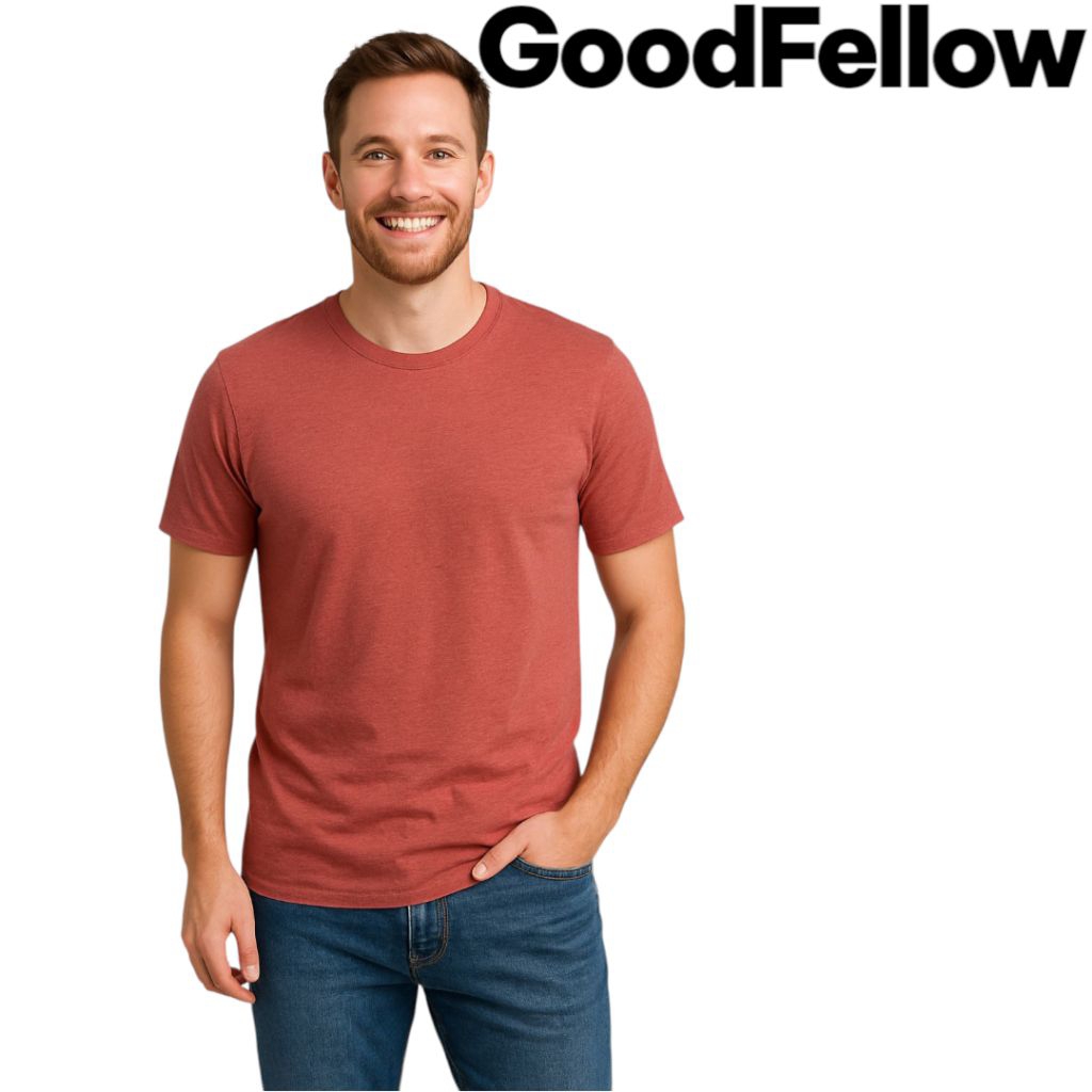 Kaos Pria Branded Goodfellow – Warna Maroon