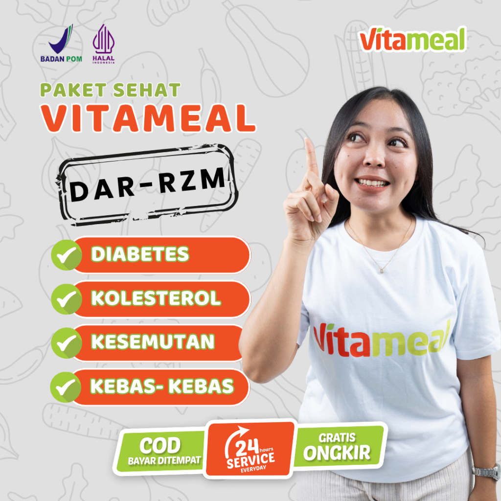 

Vitameal Superfood Serbuk Fiber Meal Rendah Kolesterol Oatmeal Darah Healthy Nutrisi Original Lambung Oat DAR RZM