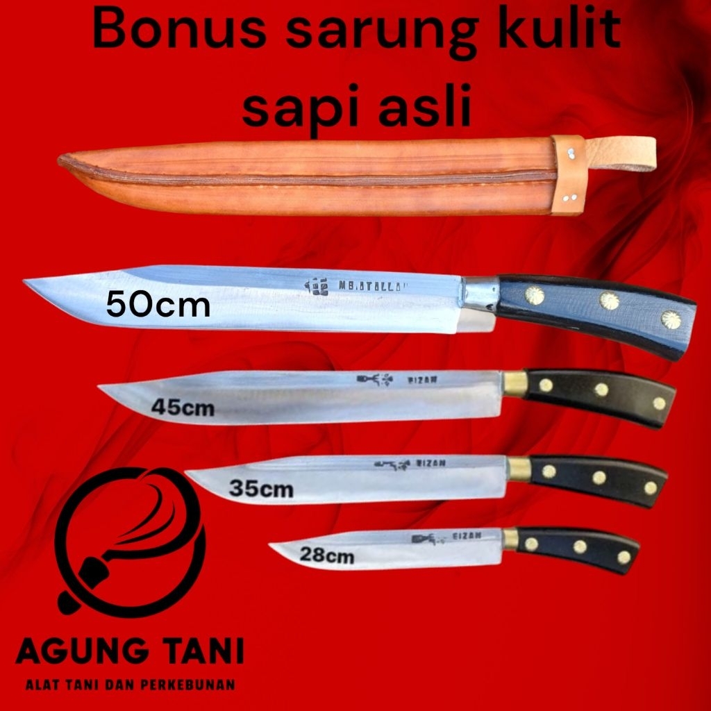 pisau sembelih pisau dapur cap garpu original