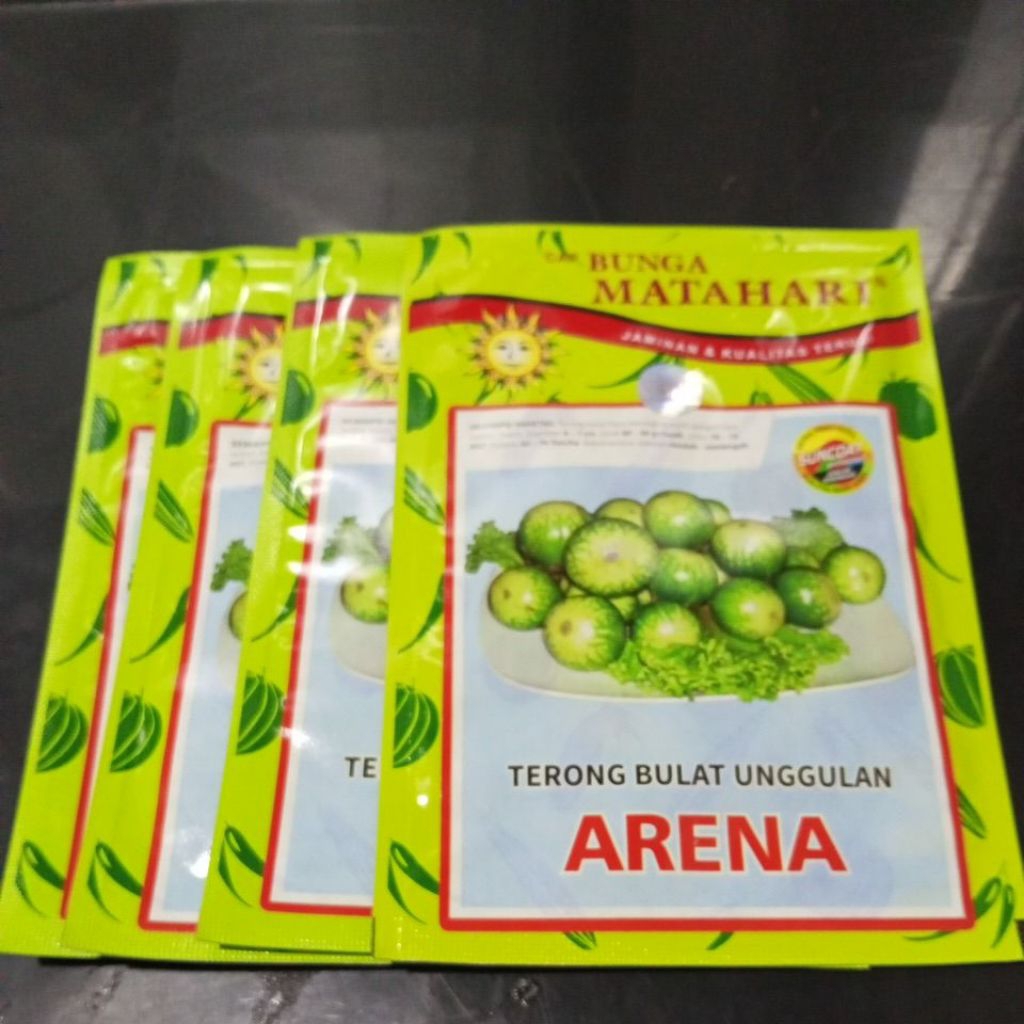 

terong bulat Arena 10 gram cap bunga matahari