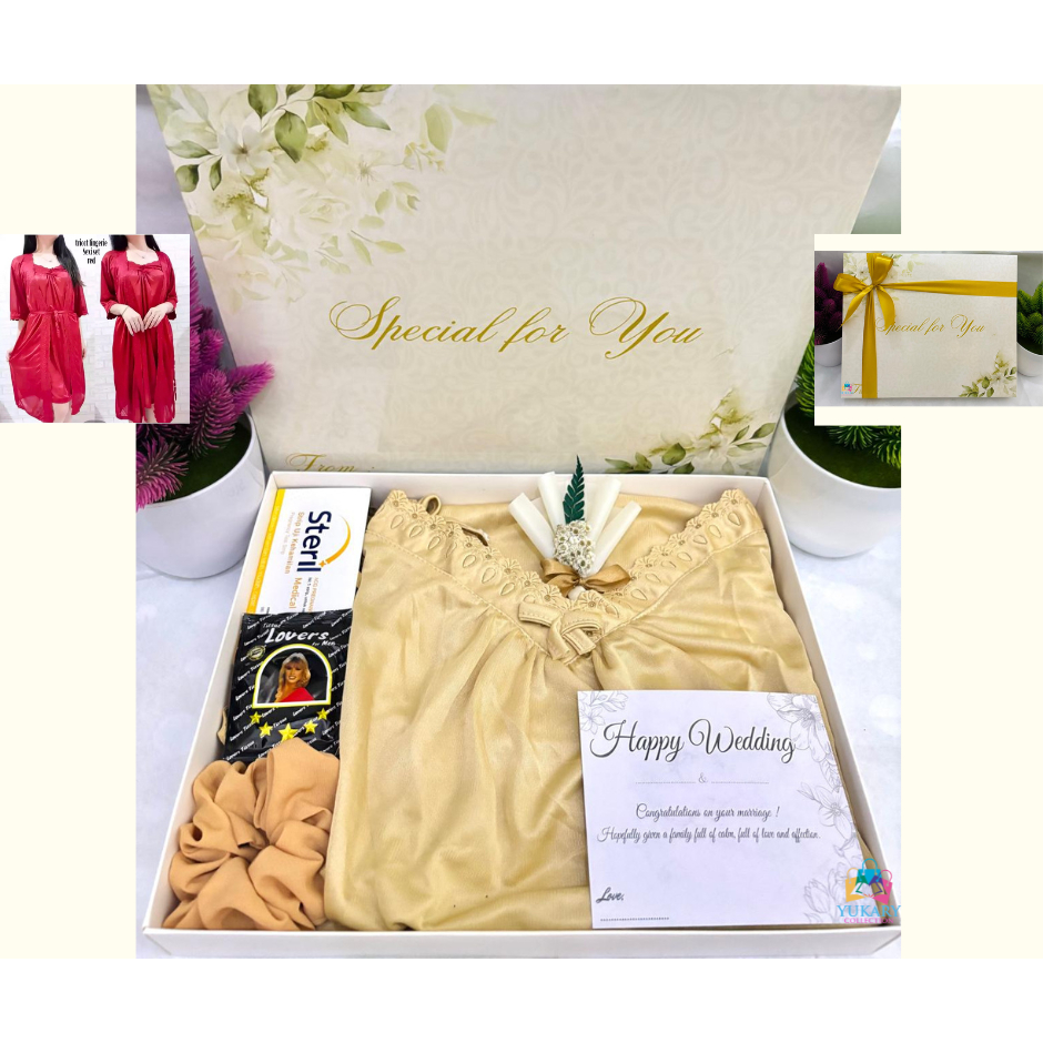 Kado Pernikahan Lingerie Baju Tidur Hampers Wedding Gift Paket Lingerie