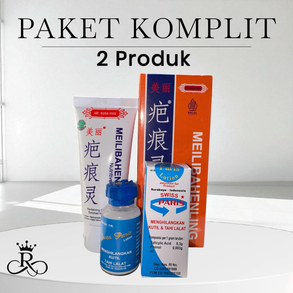 PAKET LENGKAP PENGHILANG BEKAS TAHI LALAT PENGHILANG TAHI LALAT SWIS PARIS LOTION ORIGINAL