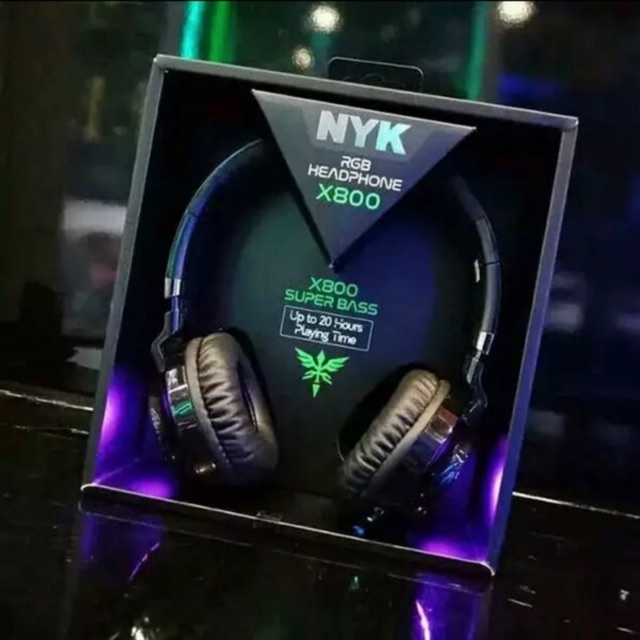 Headset Gaming, Headset Wireless, Headset Bluetooth, NYK X800 Bluetooth Gaming Headset