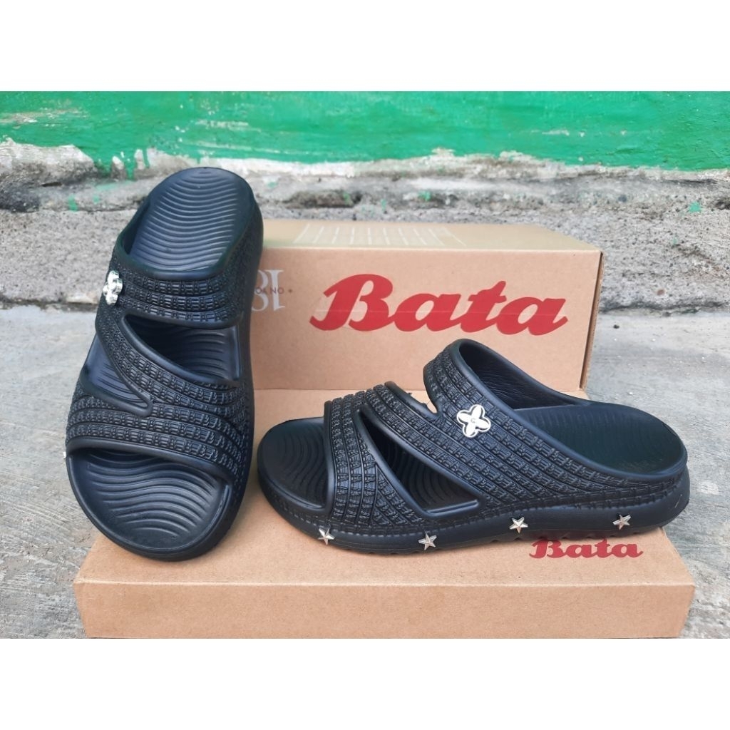 Ceqiu bata sandal slop karet wanita original 572