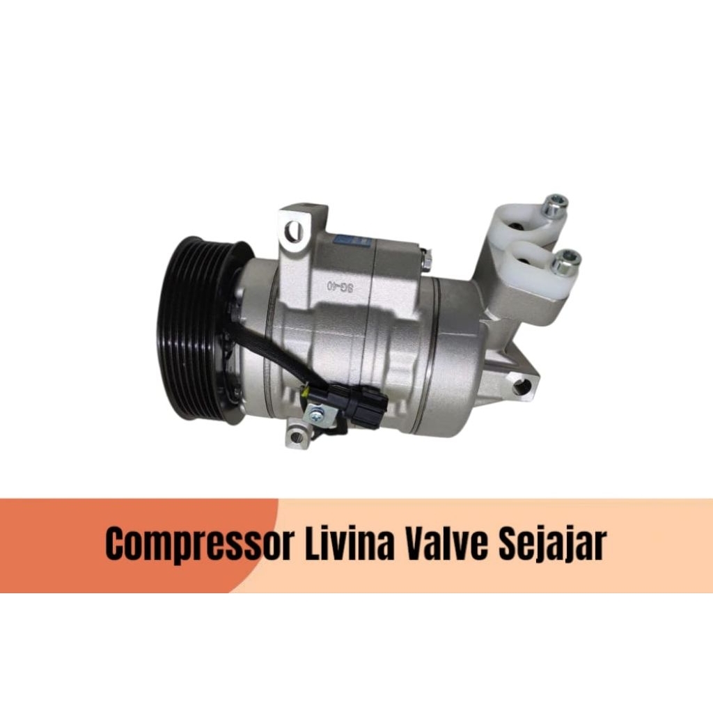 compressor ac mobil Nissan grand livina valve sejajar 1.800cc compressor livina latio juke