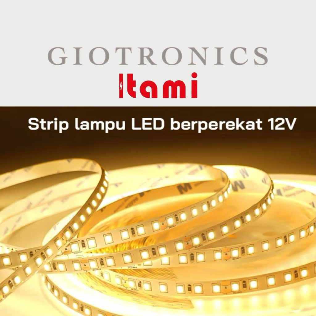 Itami Strip Led 12 Volt Lampu Hias Mobil BERPEREKAT Lampu 120LED/meter 5 METER