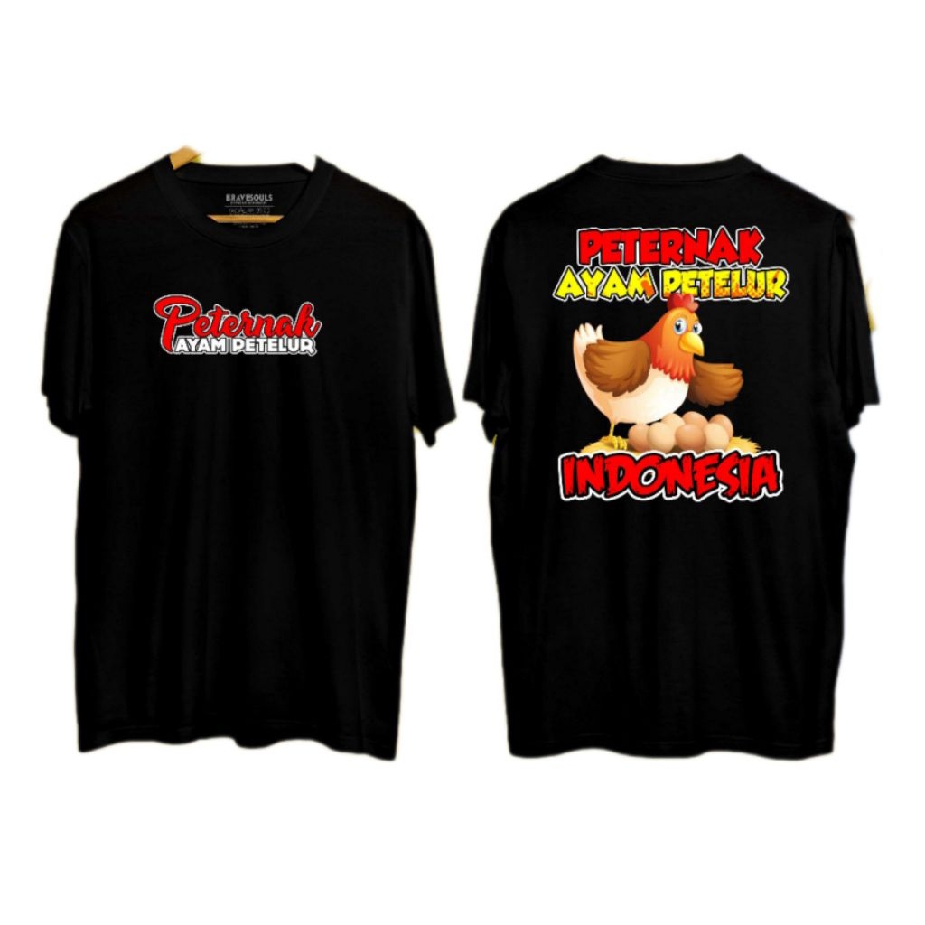 KAOS PETERNAK AYAM PETELUR INDONESIA