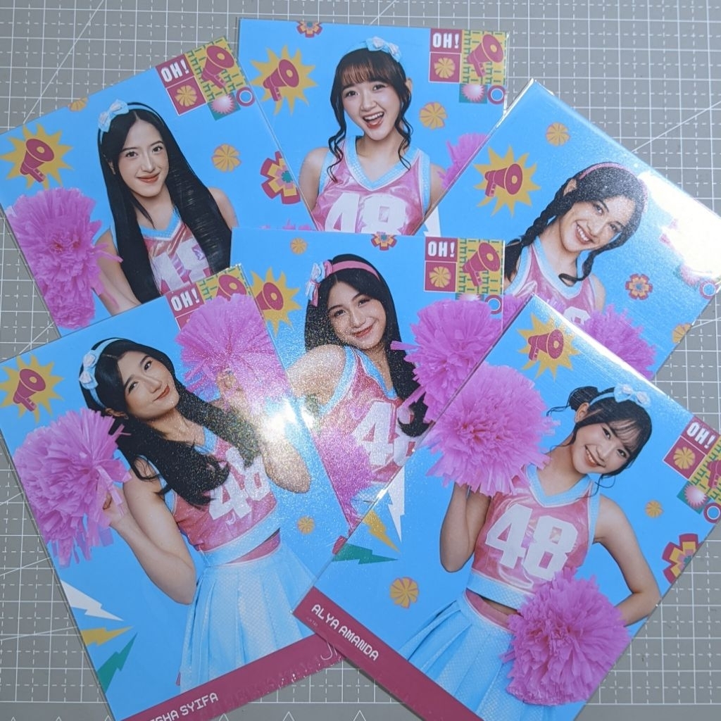 Photopack Go and Fight JKT48 Official Michie, Lia Alya, Dena, Raisha, Chelsea
